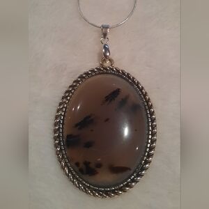 Lake Superior Agate Stone Rick Necklace